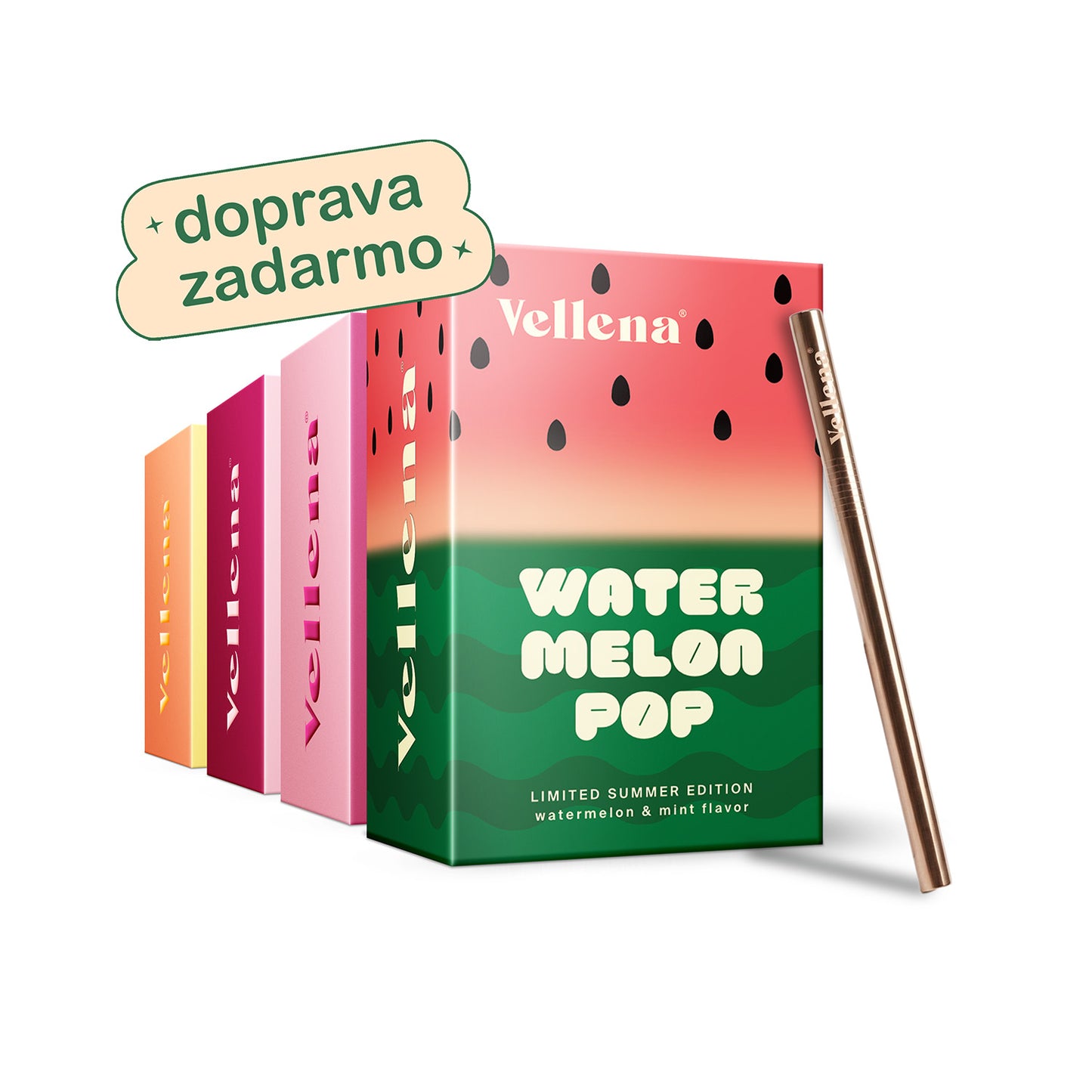 Letný 4Mix príchutí s darčekom | Nápoj pre ženy | Vellena