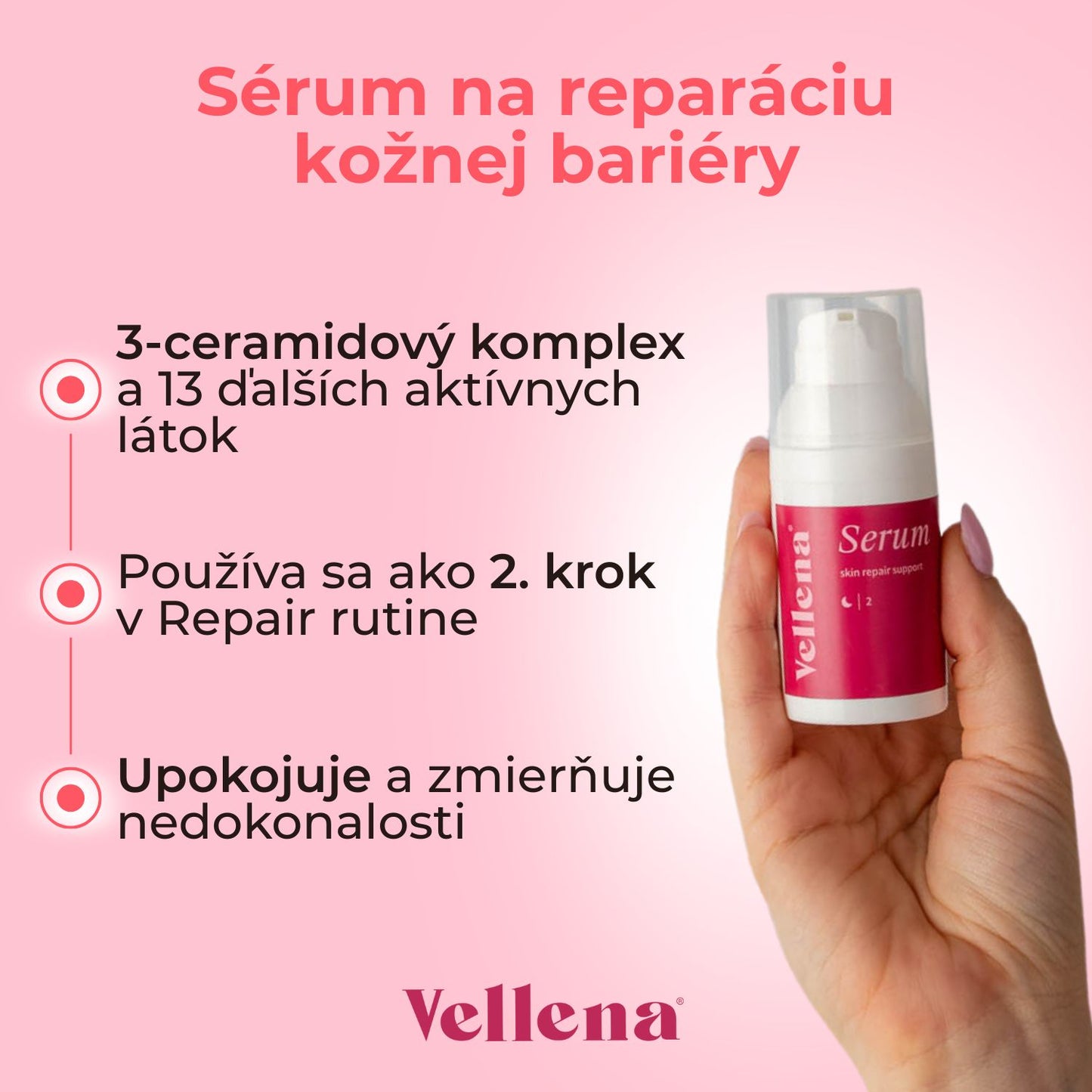 Sérum na reparáciu kožnej bariéry 30ml | Vellena