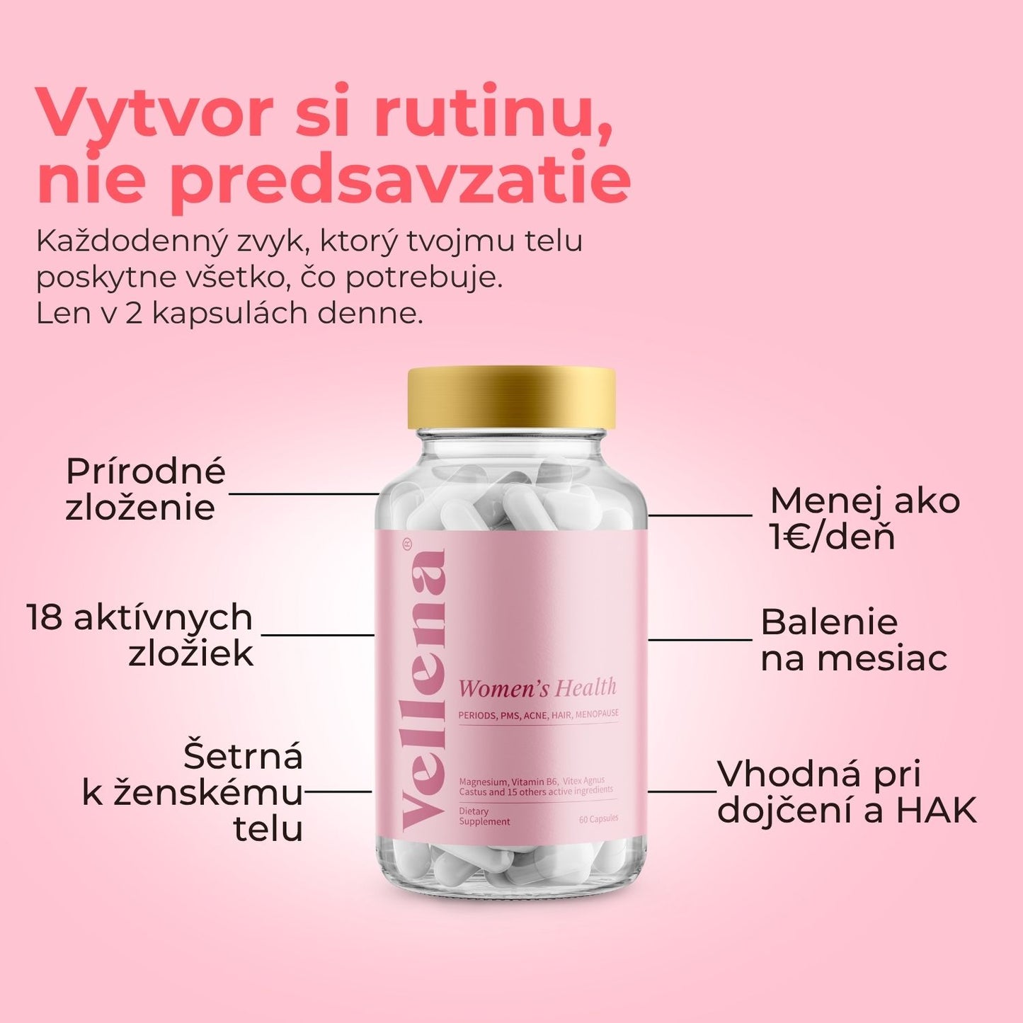 Ženské zdravie | Kapsuly | Vellena