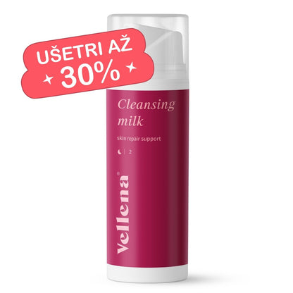 AKCIA Čistiace mlieko na reparáciu kožnej bariéry 150ml | Vellena
