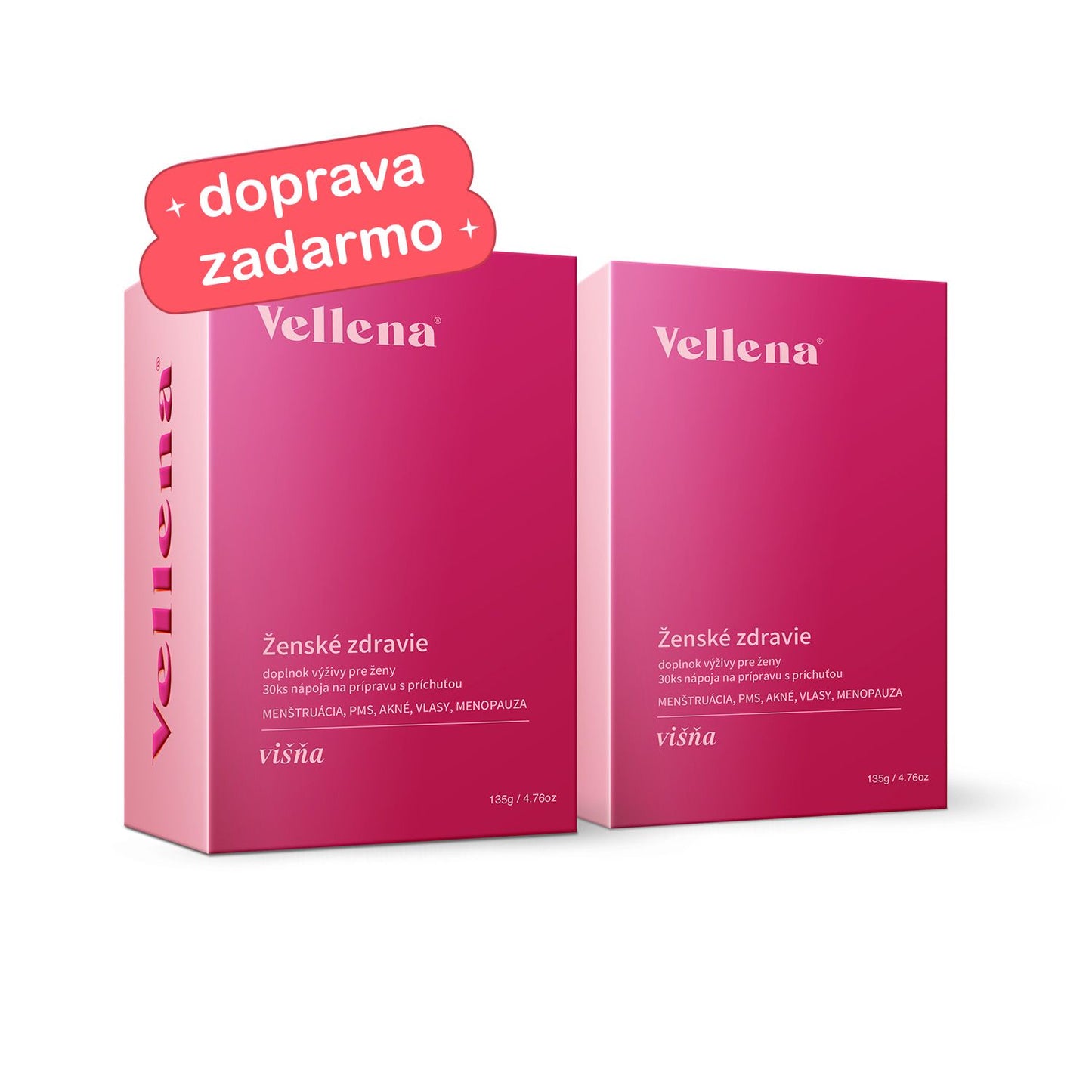 Ženské zdravie | Nápoj 2PACK | Višňa | Vellena