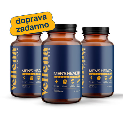 Mužské zdravie | Kapsuly 3PACK | Vellena for Men