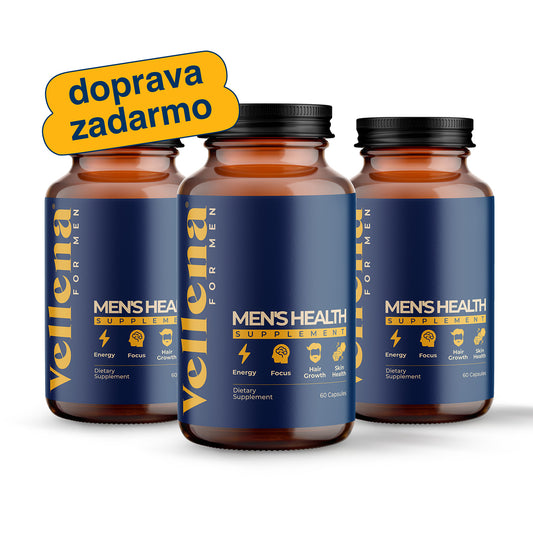 Mužské zdravie | Kapsuly 3PACK | Vellena for Men