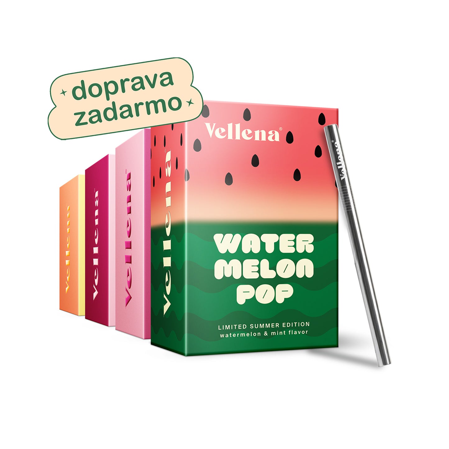 Letný 4Mix príchutí s darčekom | Nápoj pre ženy | Vellena