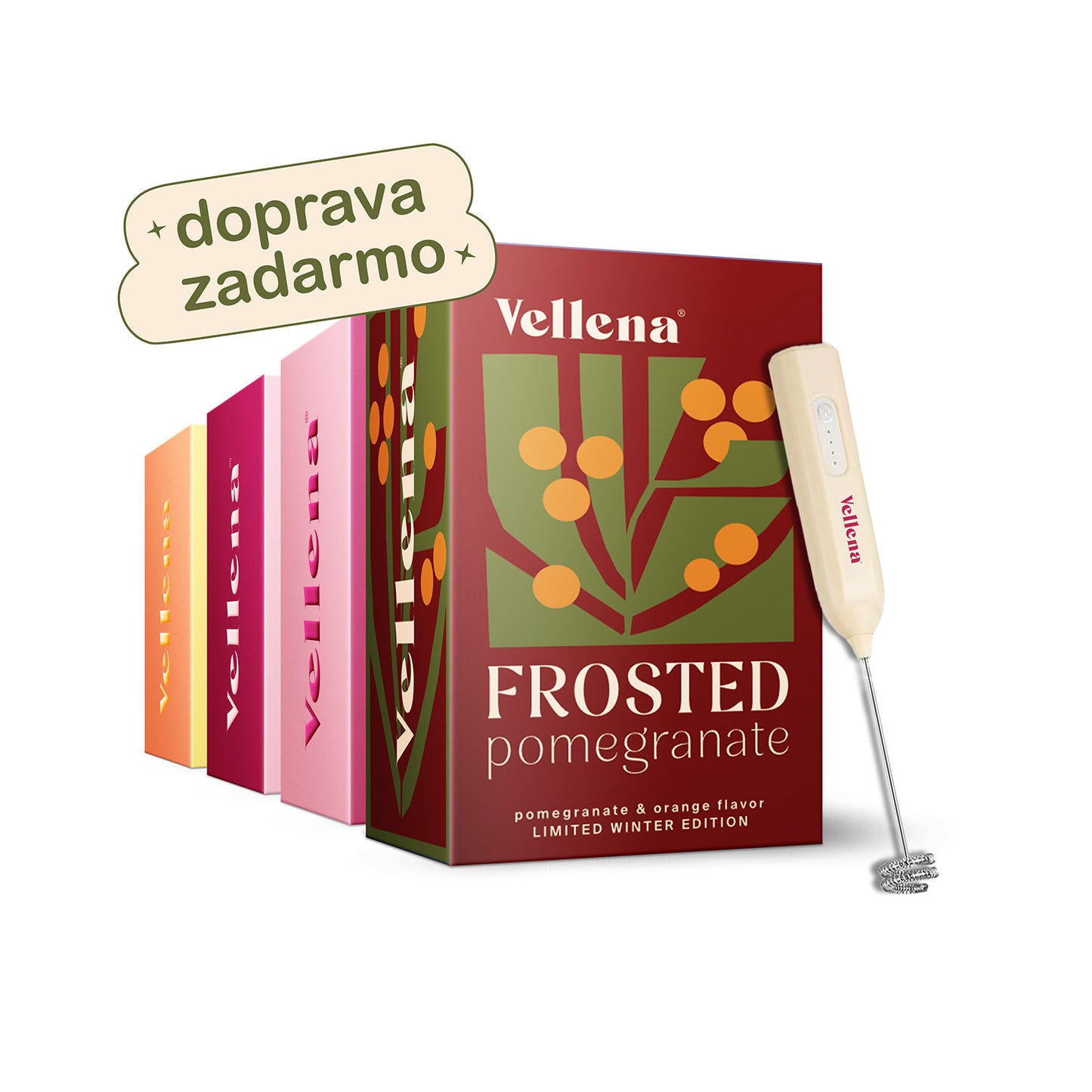 Zimný 4Mix príchutí s darčekom | Nápoj pre ženy | Vellena