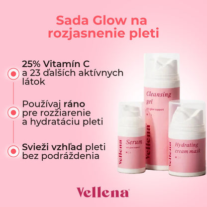Sada Glow na rozjasnenie pleti | Ranná rutina | Vellena