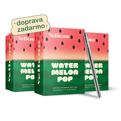 Ženské zdravie | Nápoj 3PACK + slamka ZADARMO | Melón & Mäta | Vellena