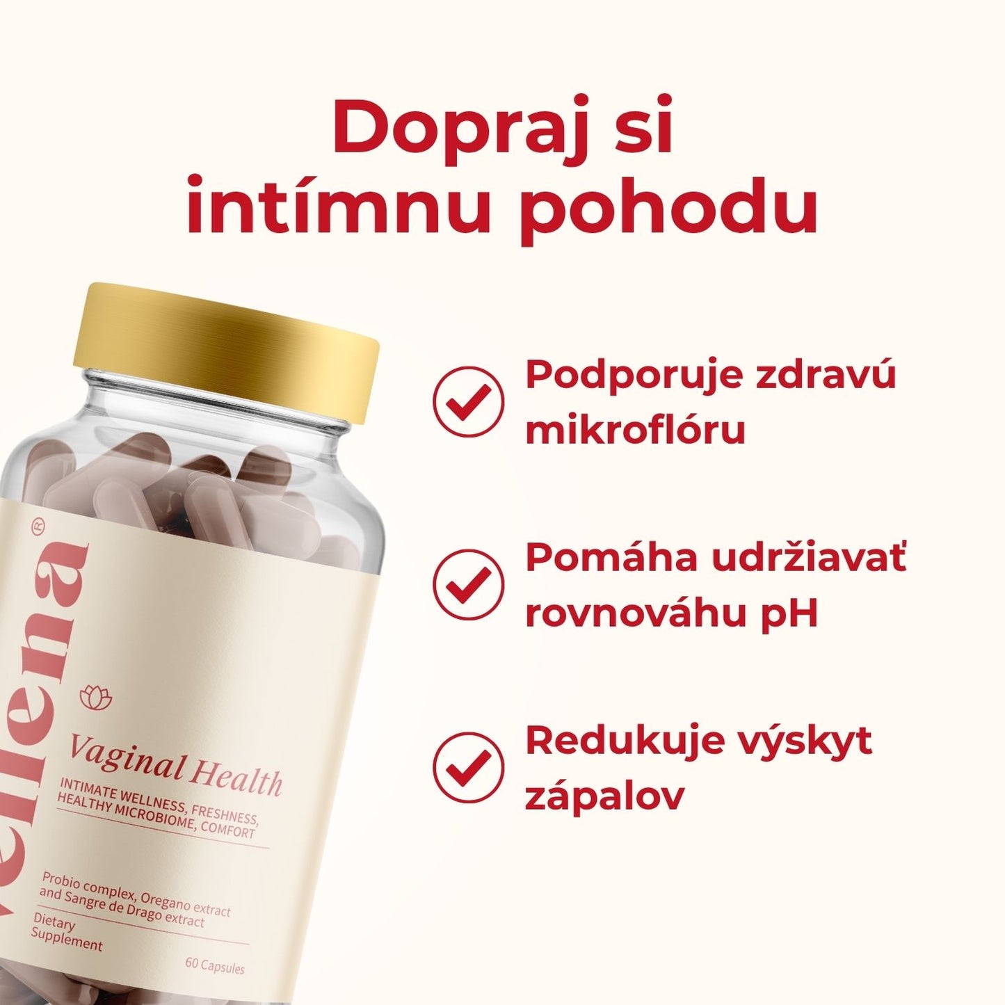 Intímne zdravie | Kapsuly | Vellena